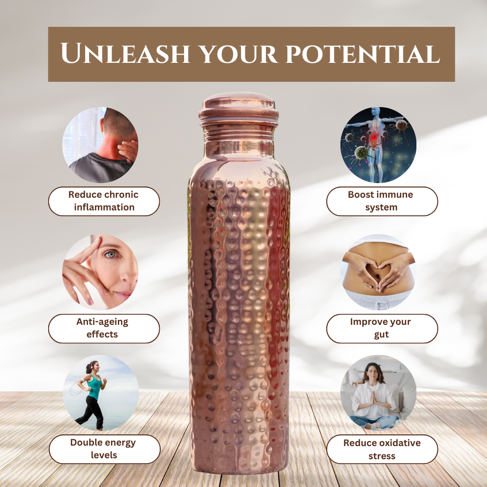 Himalayan Ayurvedic Pure Copper Bottle(800ml)