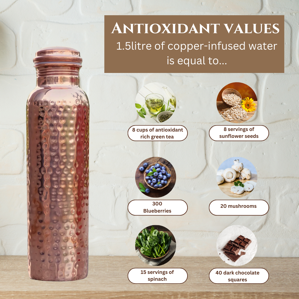 Himalayan Ayurvedic Pure Copper Bottle(800ml)