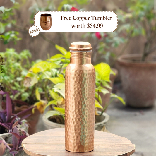 Himalayan Ayurvedic Pure Copper Bottle(800 ml)